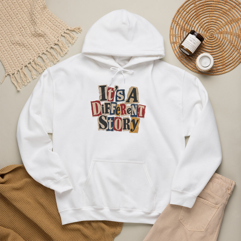 It's A Different Story Hoodie – Retro Ransom-Style Graphic Pullover