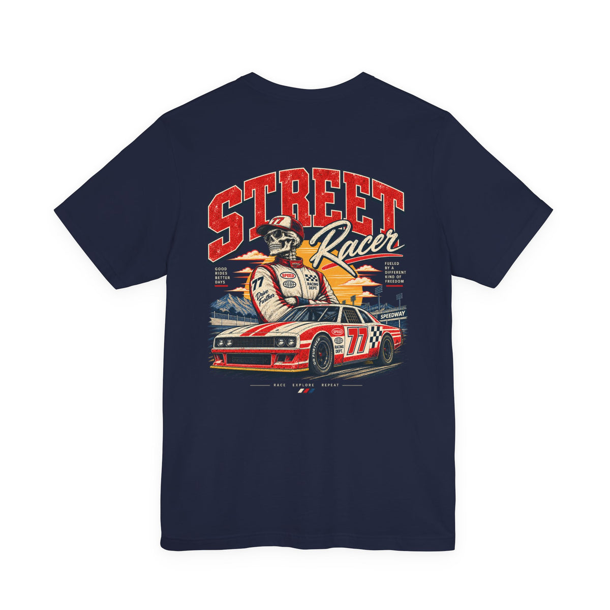 Street Speed T-Shirt — Vintage Racing Graphic