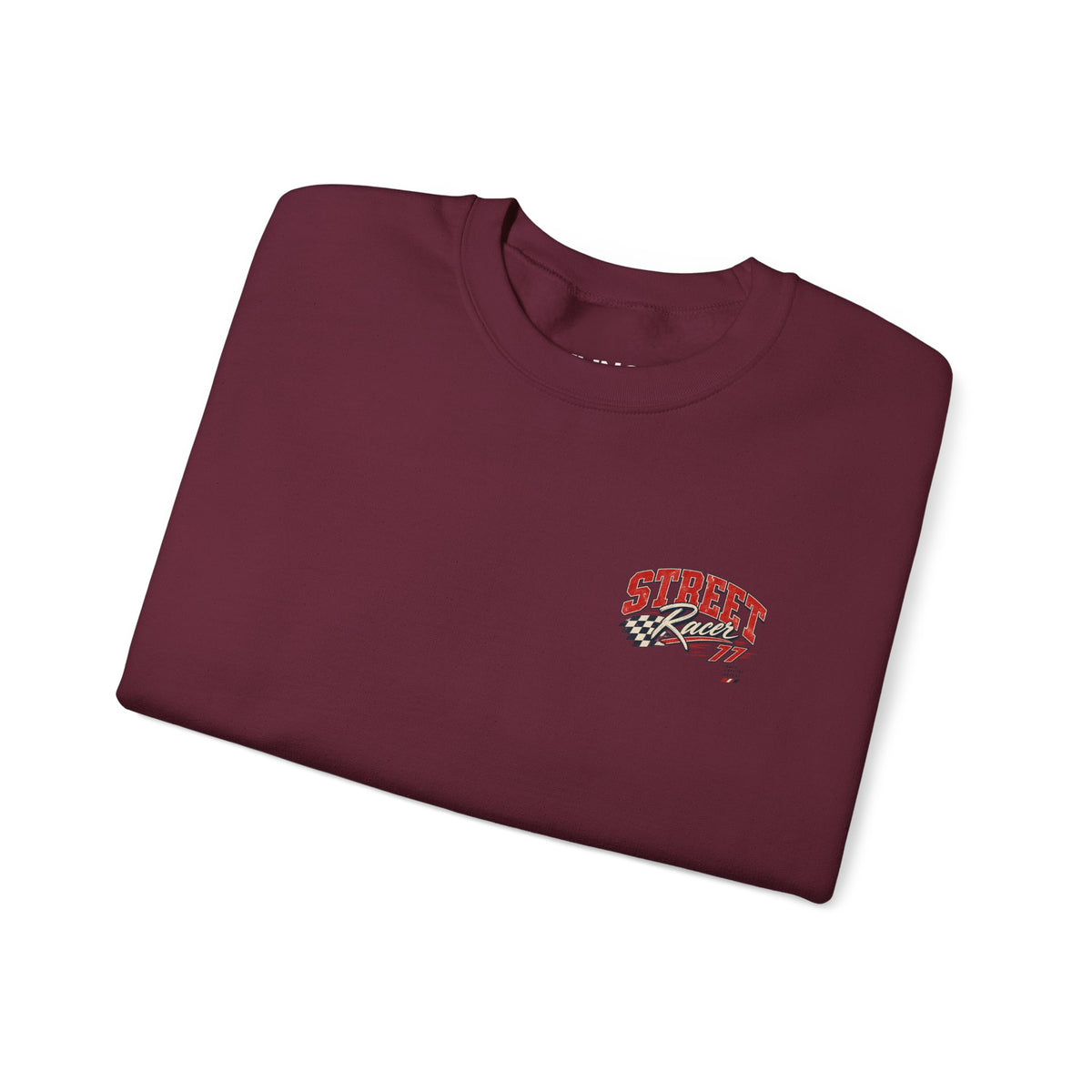 Street Racer Crewneck Sweatshirt — Vintage Car Racing Graphic