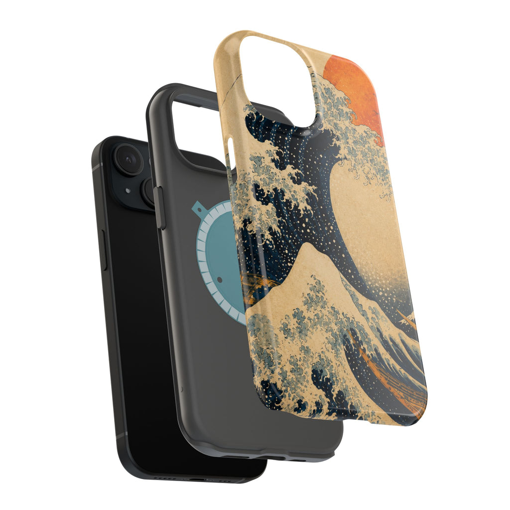 The Great Wave Phone Case — Magnetic Impact-Resistant iPhone Cover