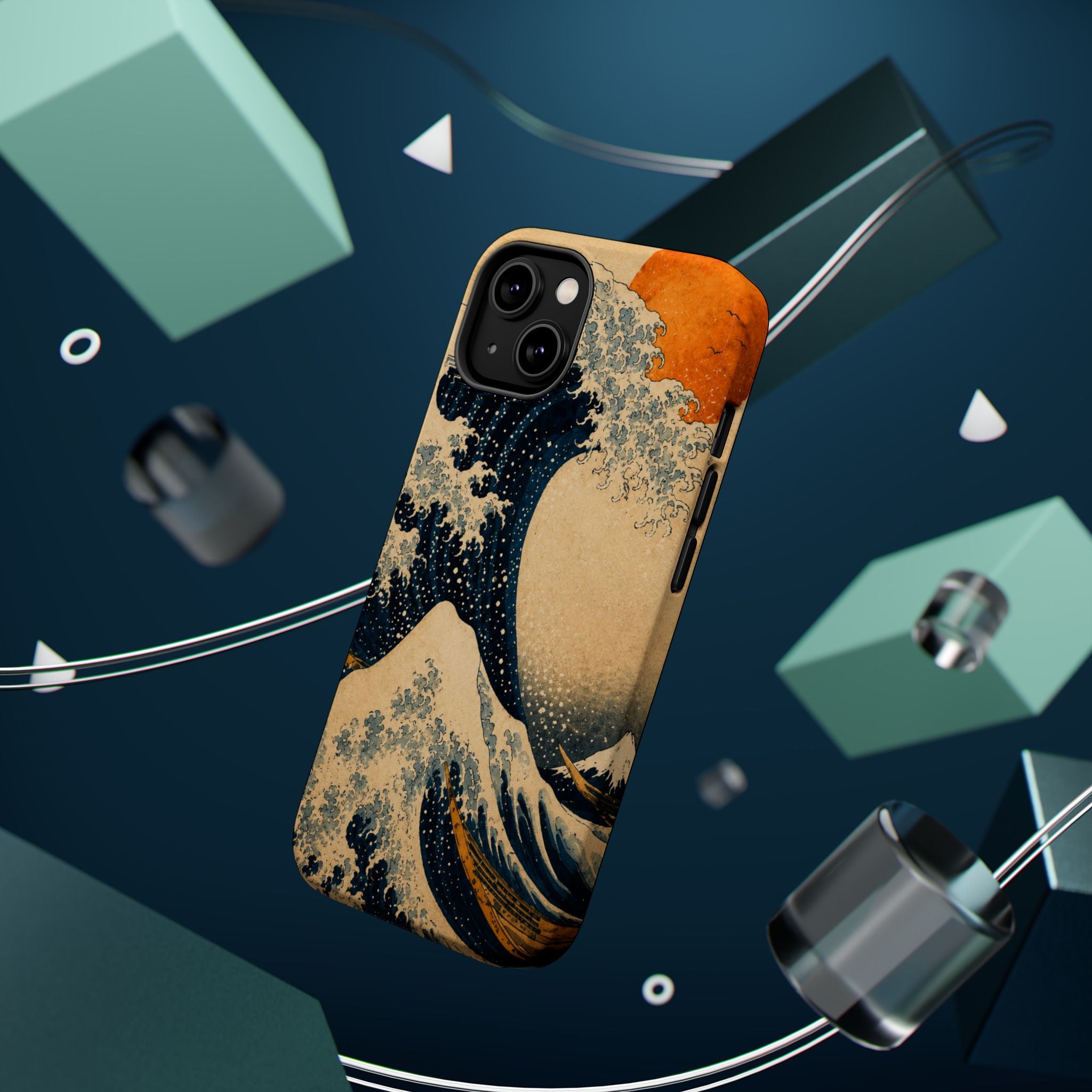 The Great Wave Phone Case — Magnetic Impact-Resistant iPhone Cover