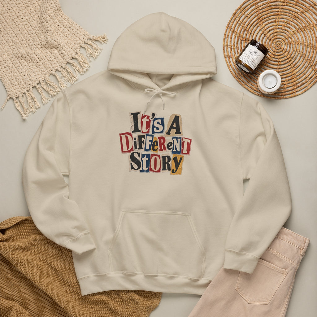 It's A Different Story Hoodie – Retro Ransom-Style Graphic Pullover