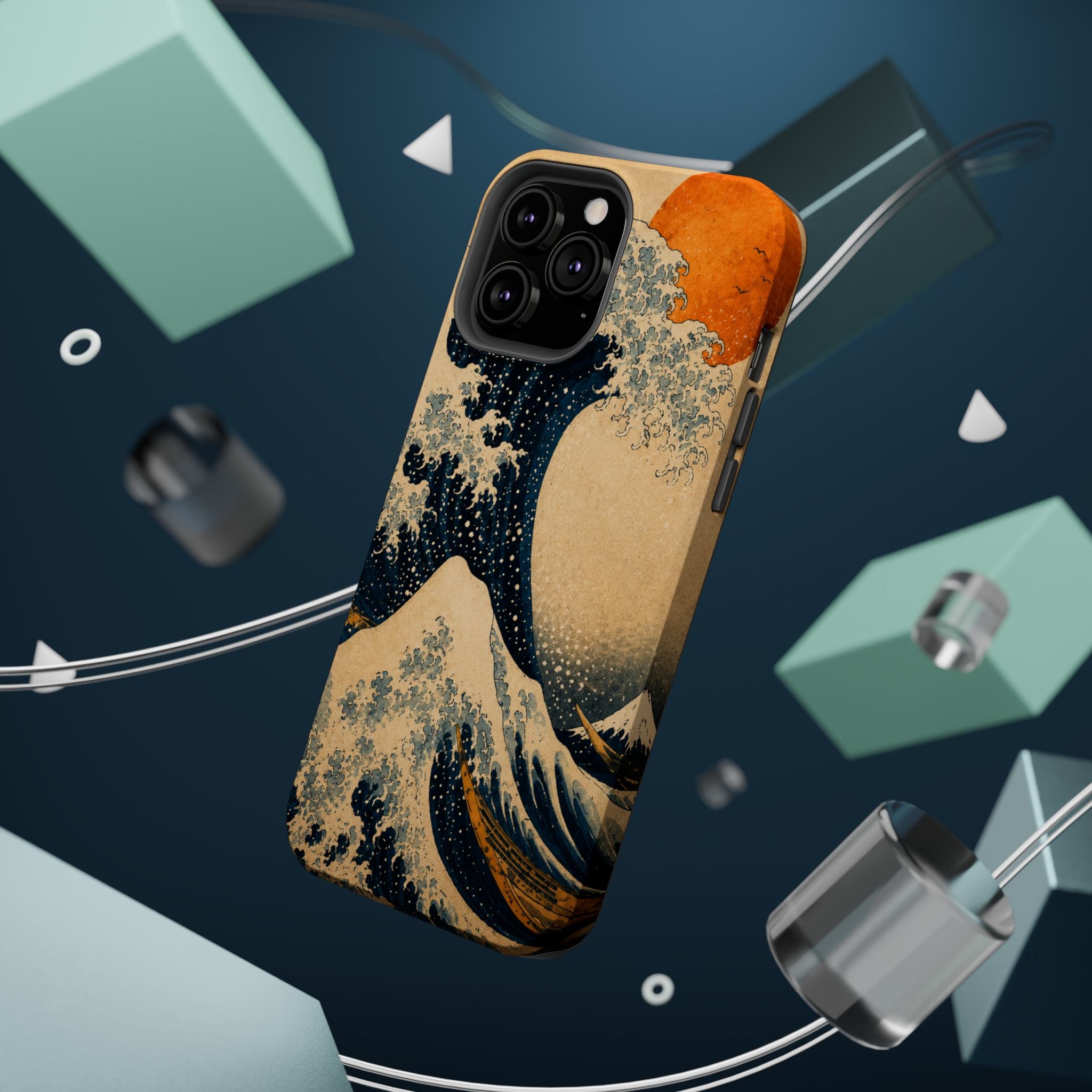 The Great Wave Phone Case — Magnetic Impact-Resistant iPhone Cover
