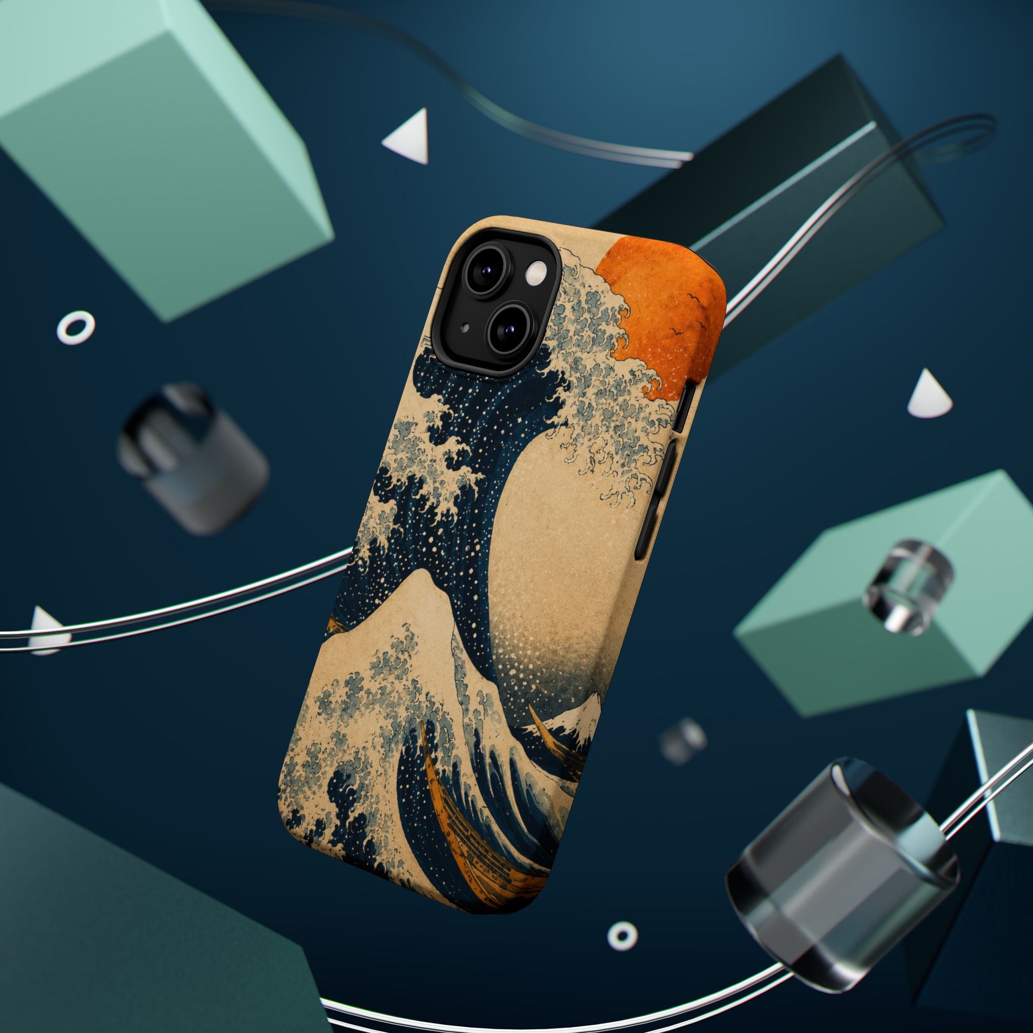 The Great Wave Phone Case — Magnetic Impact-Resistant iPhone Cover