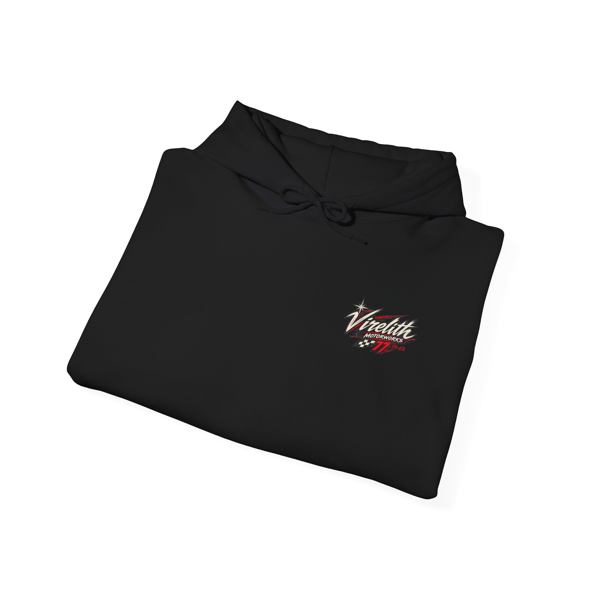 Virelith Motorsports Checkered Flag Hoodie | Racing Graphic Sweatshirt