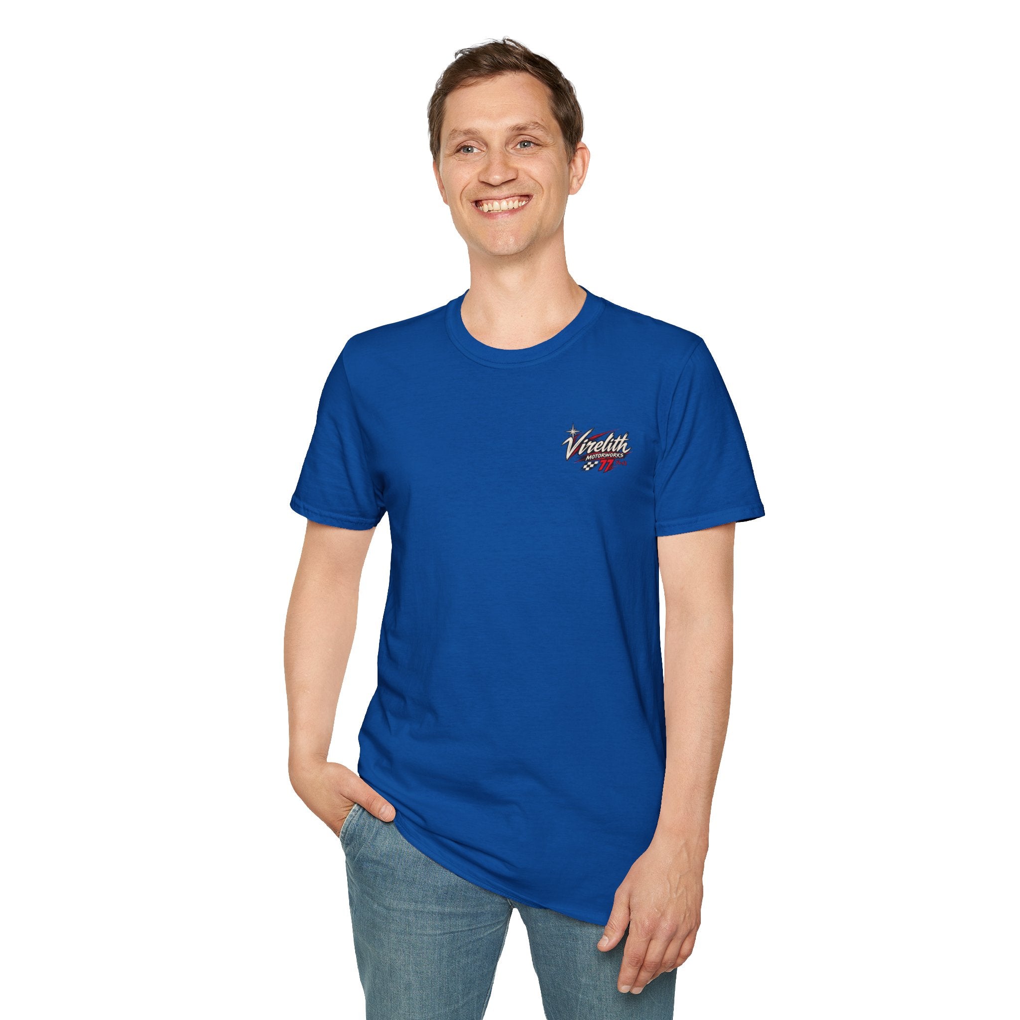 Venetta Retro Script T-Shirt | Vintage Chest Logo Graphic Tee