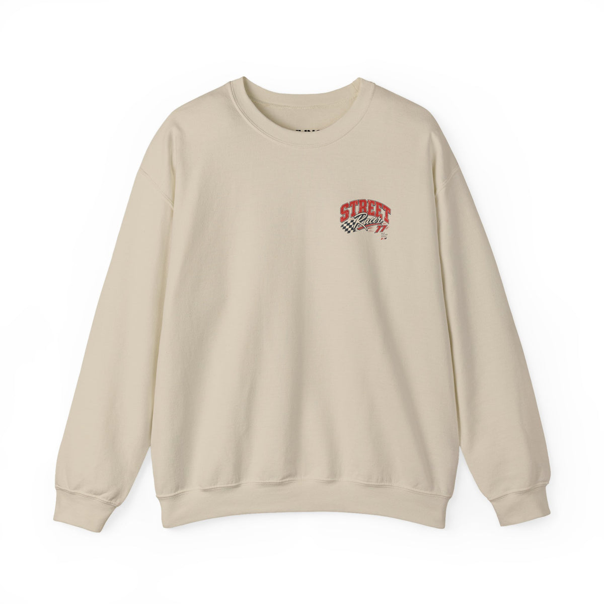 Street Racer Crewneck Sweatshirt — Vintage Car Racing Graphic
