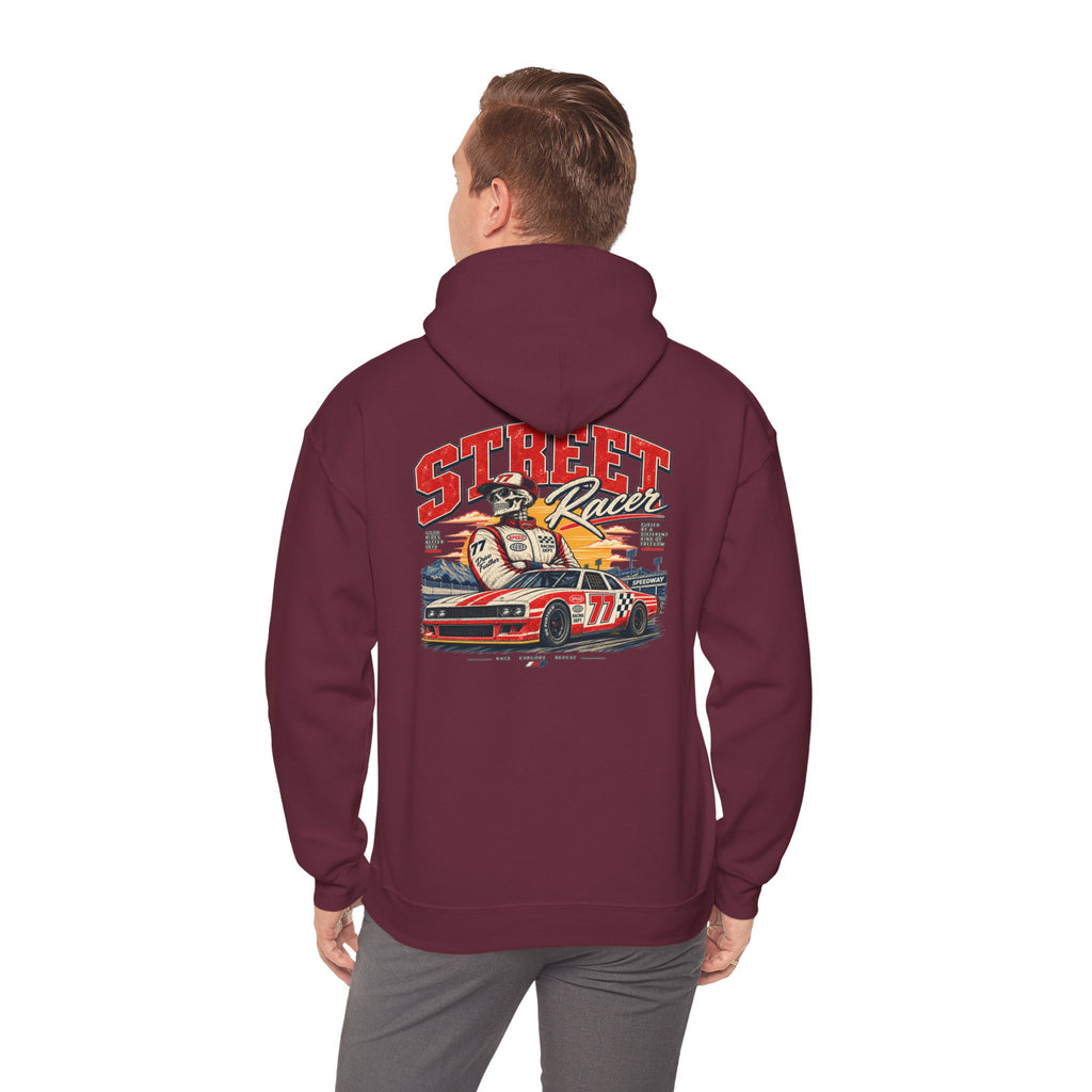 Vintage Skateboard Logo Hoodie - Retro Skate Crew Sweatshirt