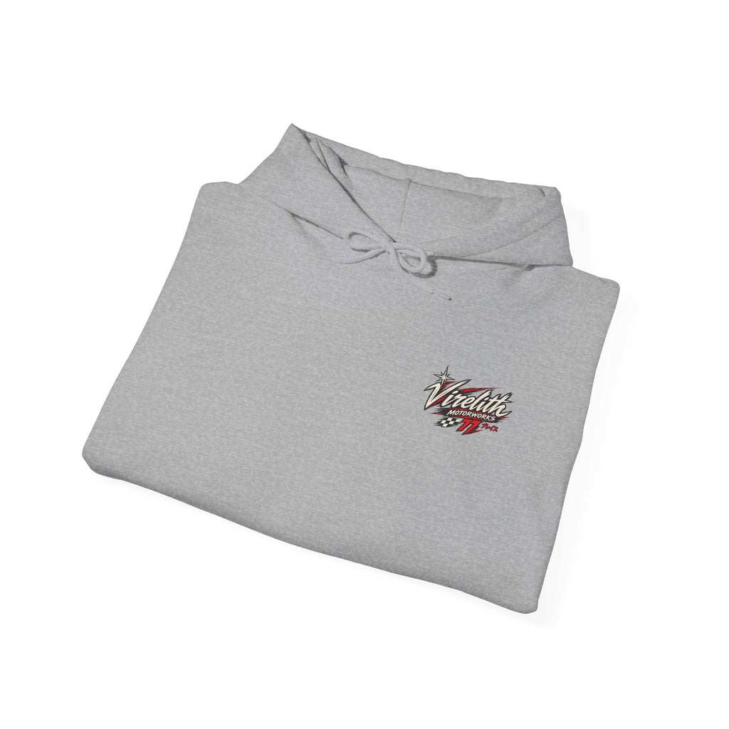 Virelith Motorsports Checkered Flag Hoodie | Racing Graphic Sweatshirt