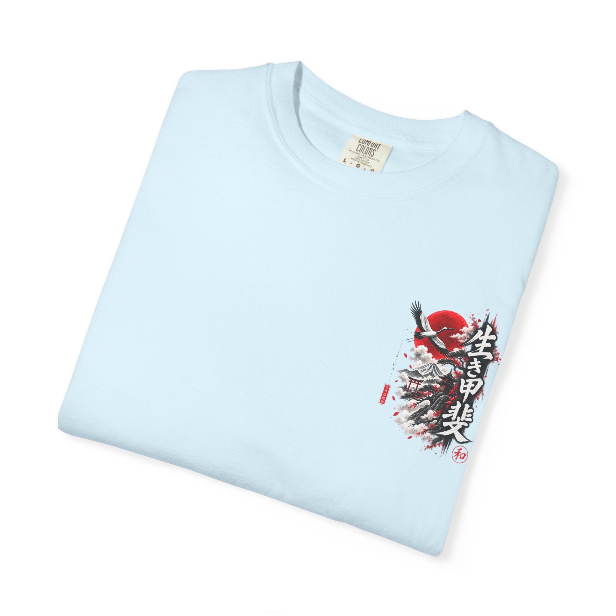Japanese Ronin Graphic Tee - Lone Wanderer & Red Sun Vintage Streetwear