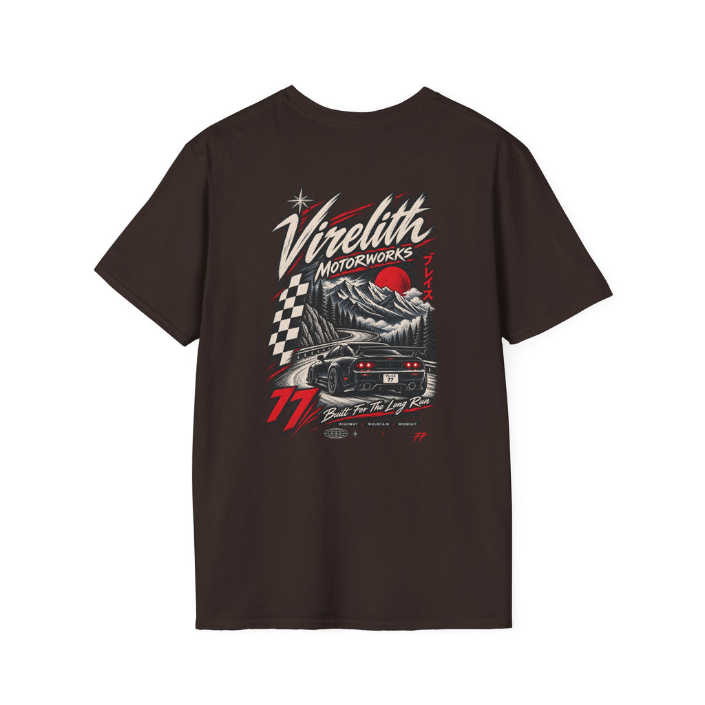 Venetta Retro Script T-Shirt | Vintage Chest Logo Graphic Tee