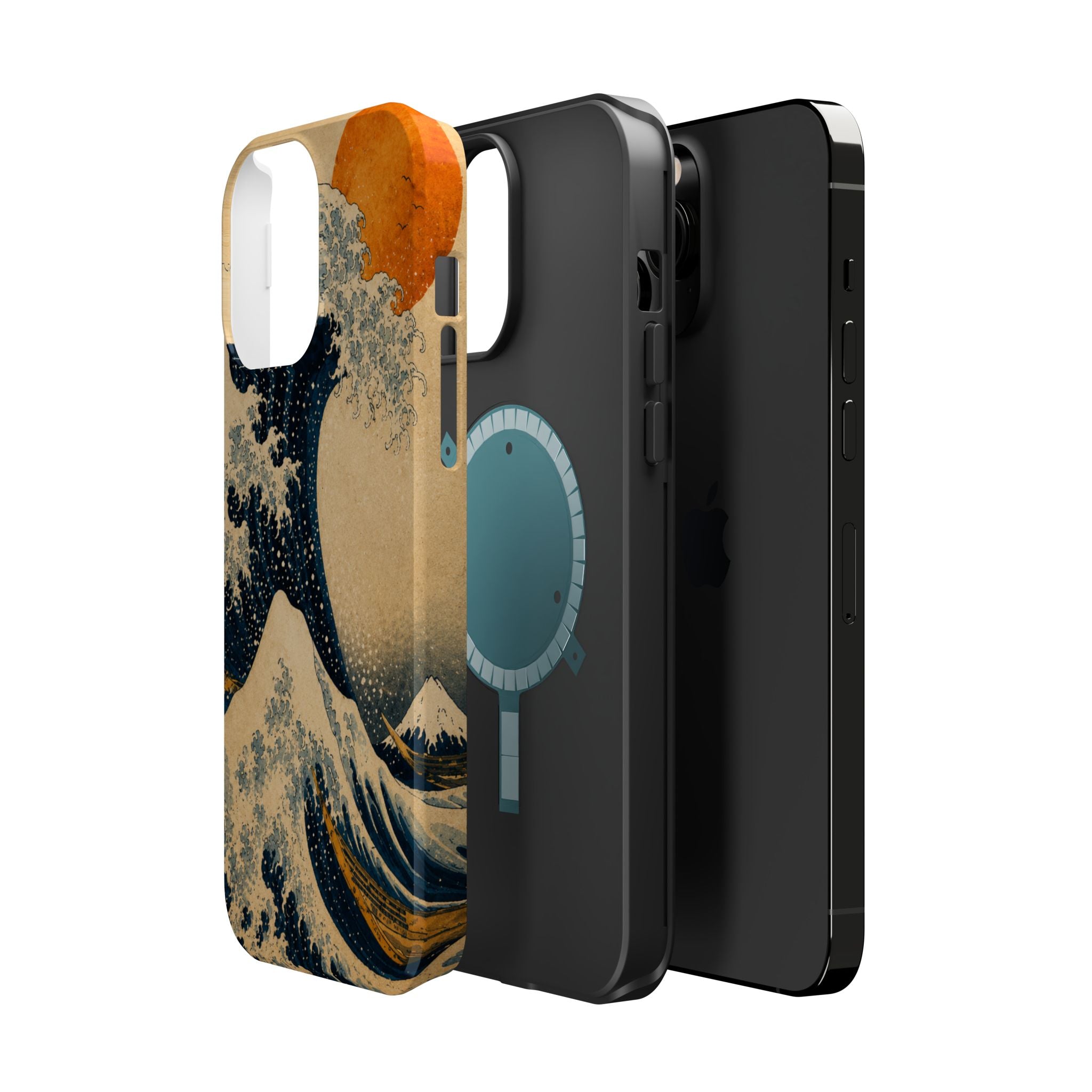 The Great Wave Phone Case — Magnetic Impact-Resistant iPhone Cover