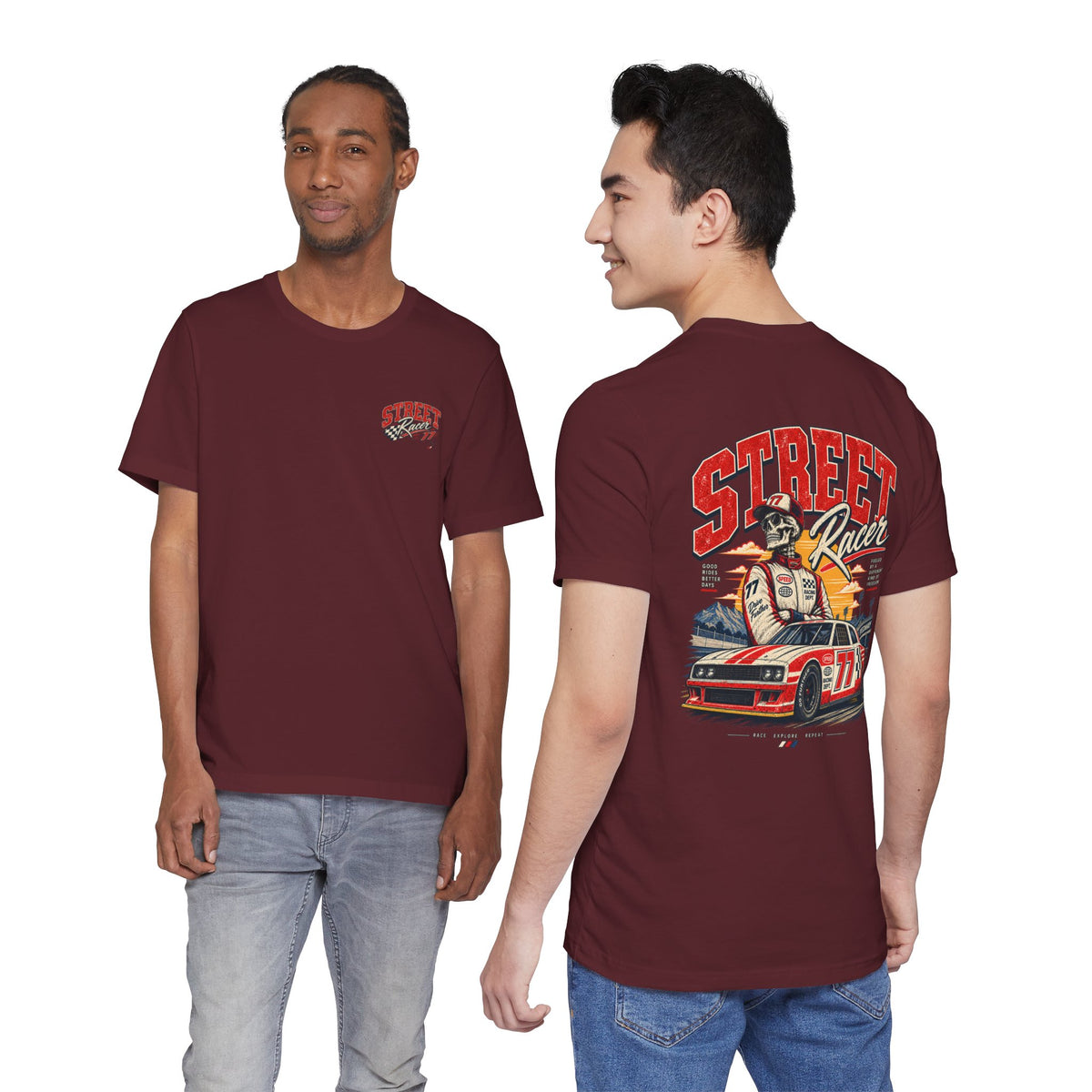 Street Speed T-Shirt — Vintage Racing Graphic