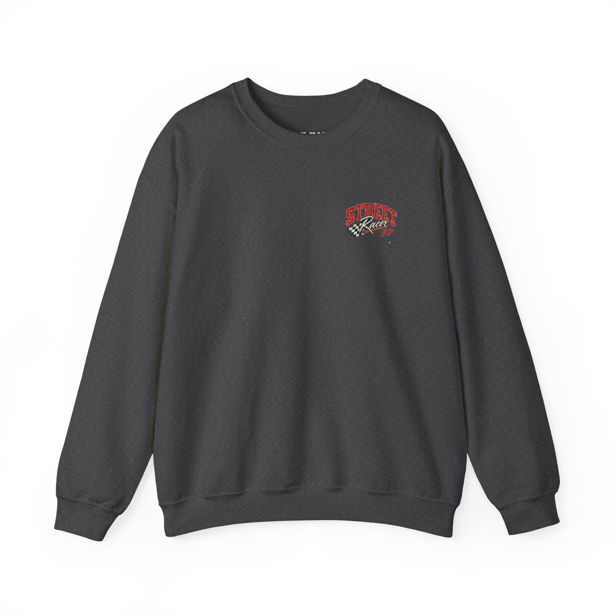 Street Racer Crewneck Sweatshirt — Vintage Car Racing Graphic