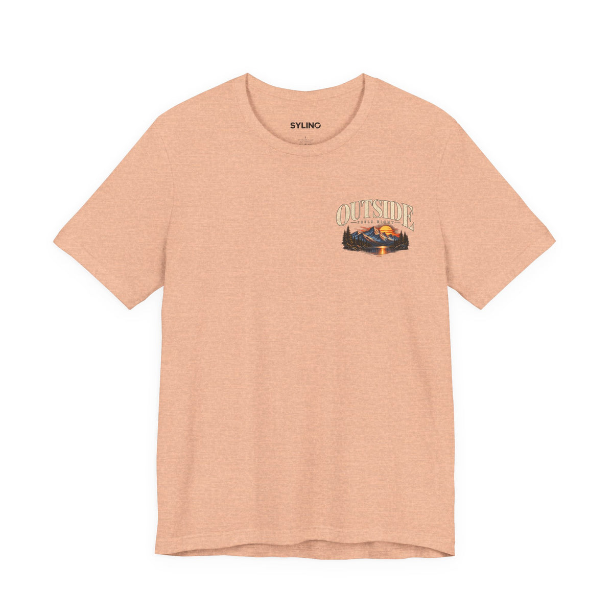 Outdoor Vibes Tee — Mountain Sunset Graphic T-Shirt