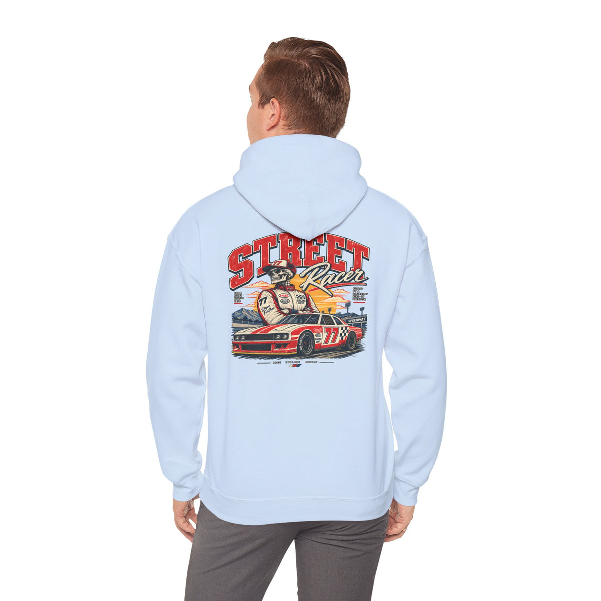 Vintage Skateboard Logo Hoodie - Retro Skate Crew Sweatshirt