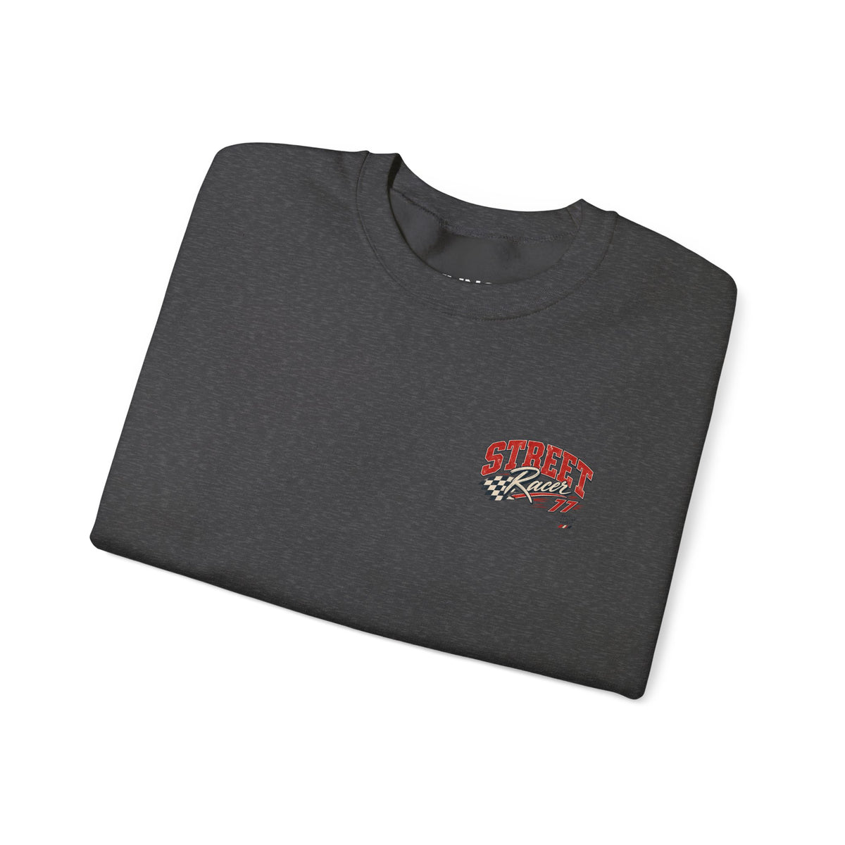 Street Racer Crewneck Sweatshirt — Vintage Car Racing Graphic