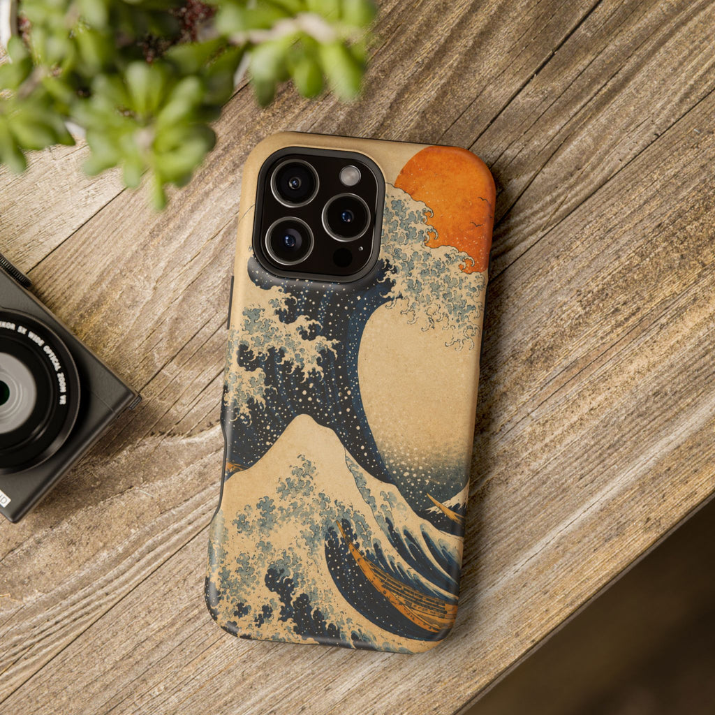 The Great Wave Phone Case — Magnetic Impact-Resistant iPhone Cover