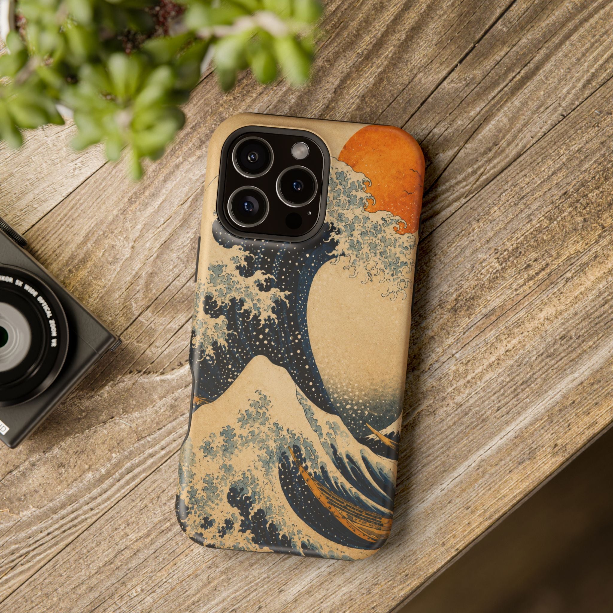 The Great Wave Phone Case — Magnetic Impact-Resistant iPhone Cover