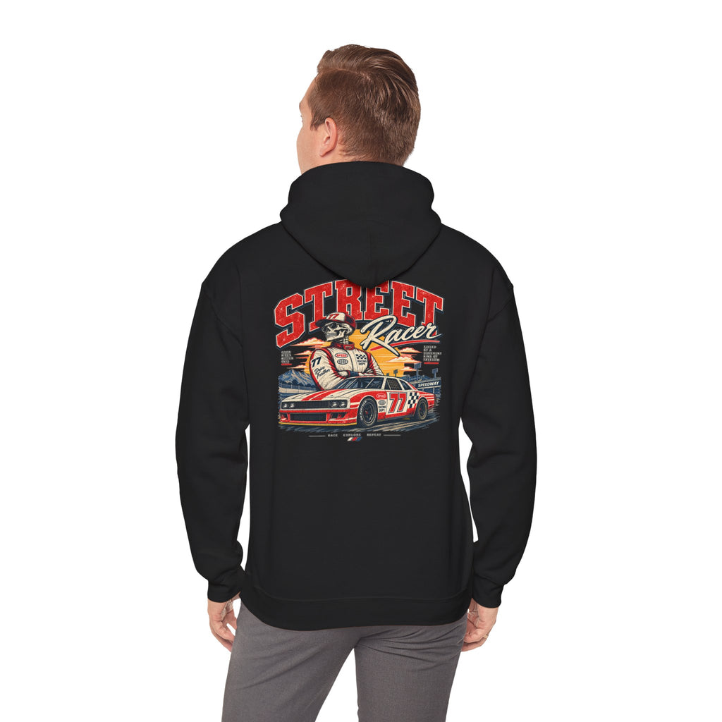 Vintage Skateboard Logo Hoodie - Retro Skate Crew Sweatshirt