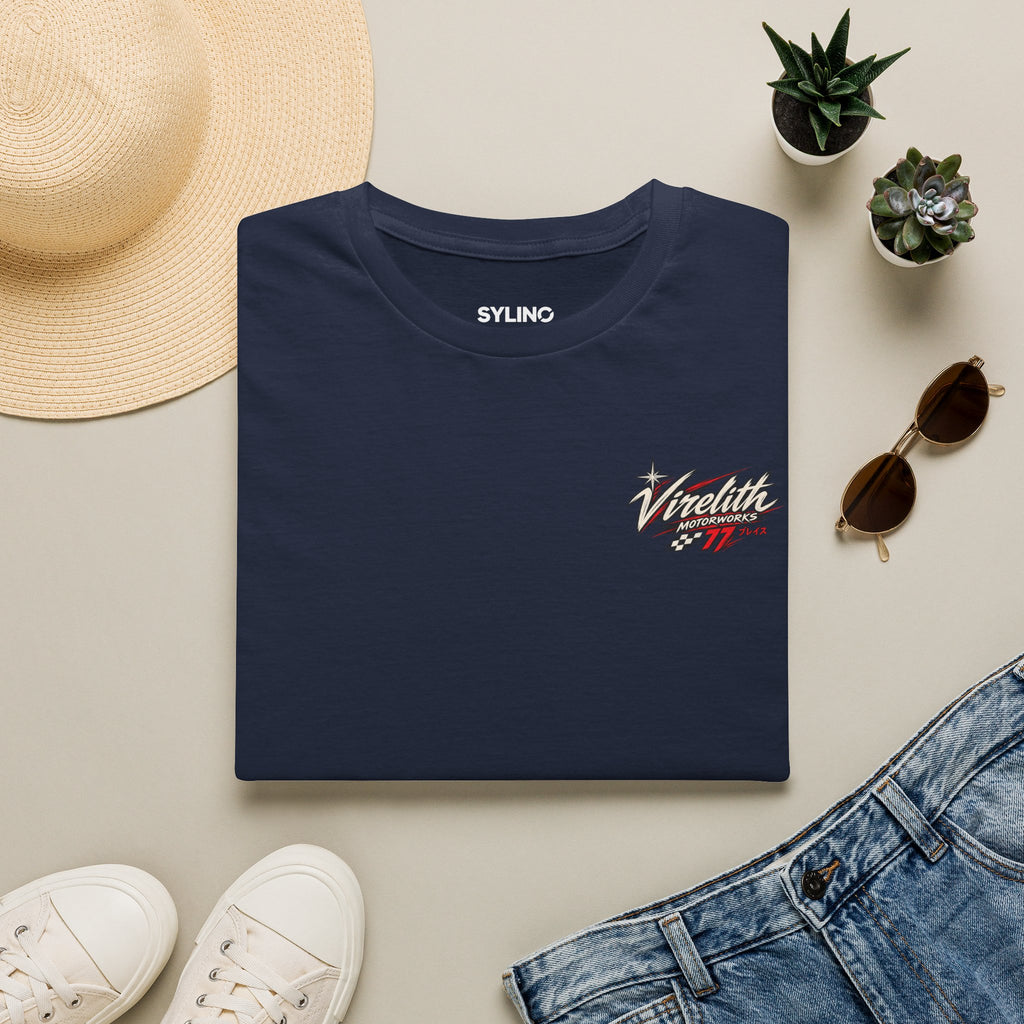 Venetta Retro Script T-Shirt | Vintage Chest Logo Graphic Tee