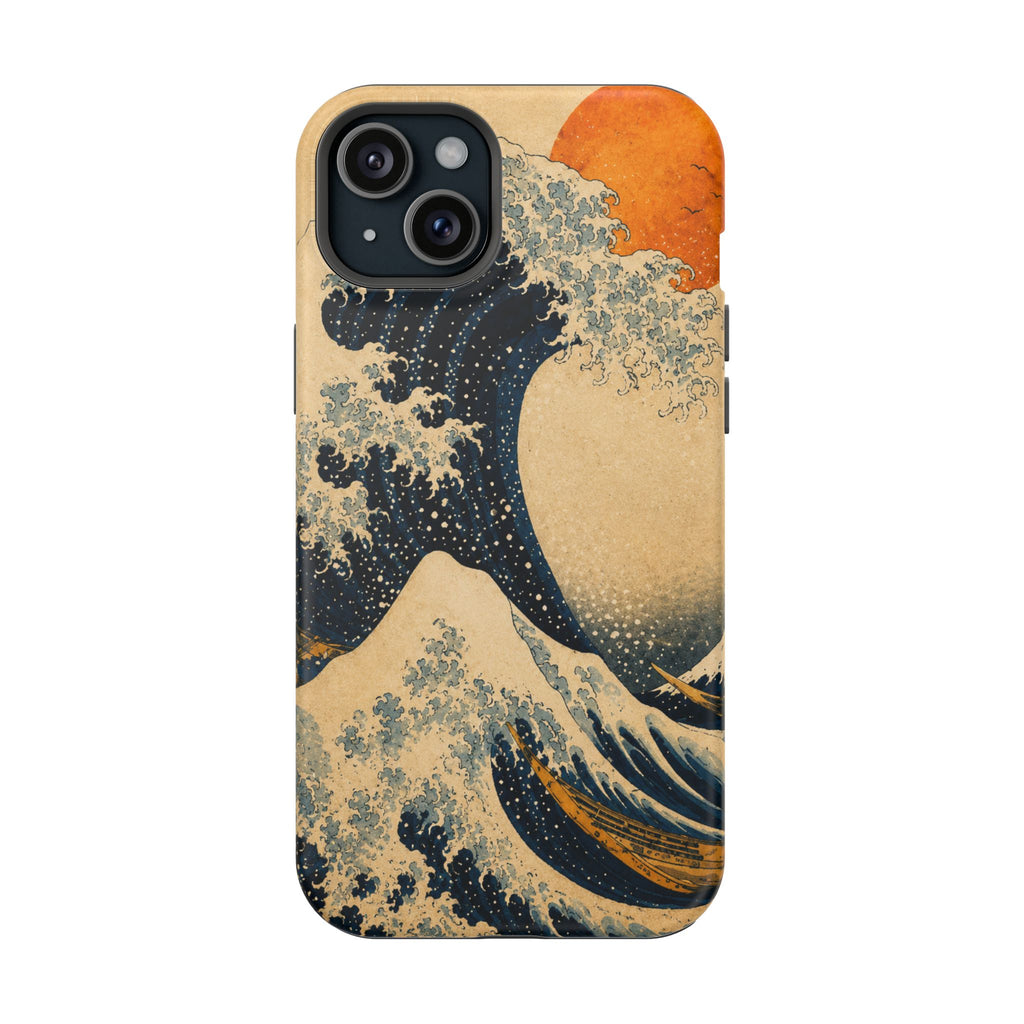 The Great Wave Phone Case — Magnetic Impact-Resistant iPhone Cover
