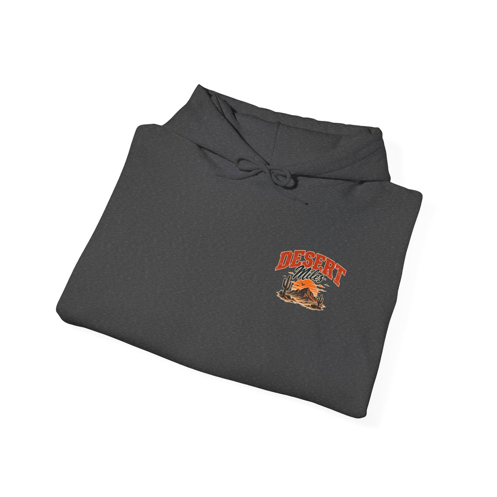 Desert Camp Graphic Hoodie – 'Desert' Sunset Cactus Pullover