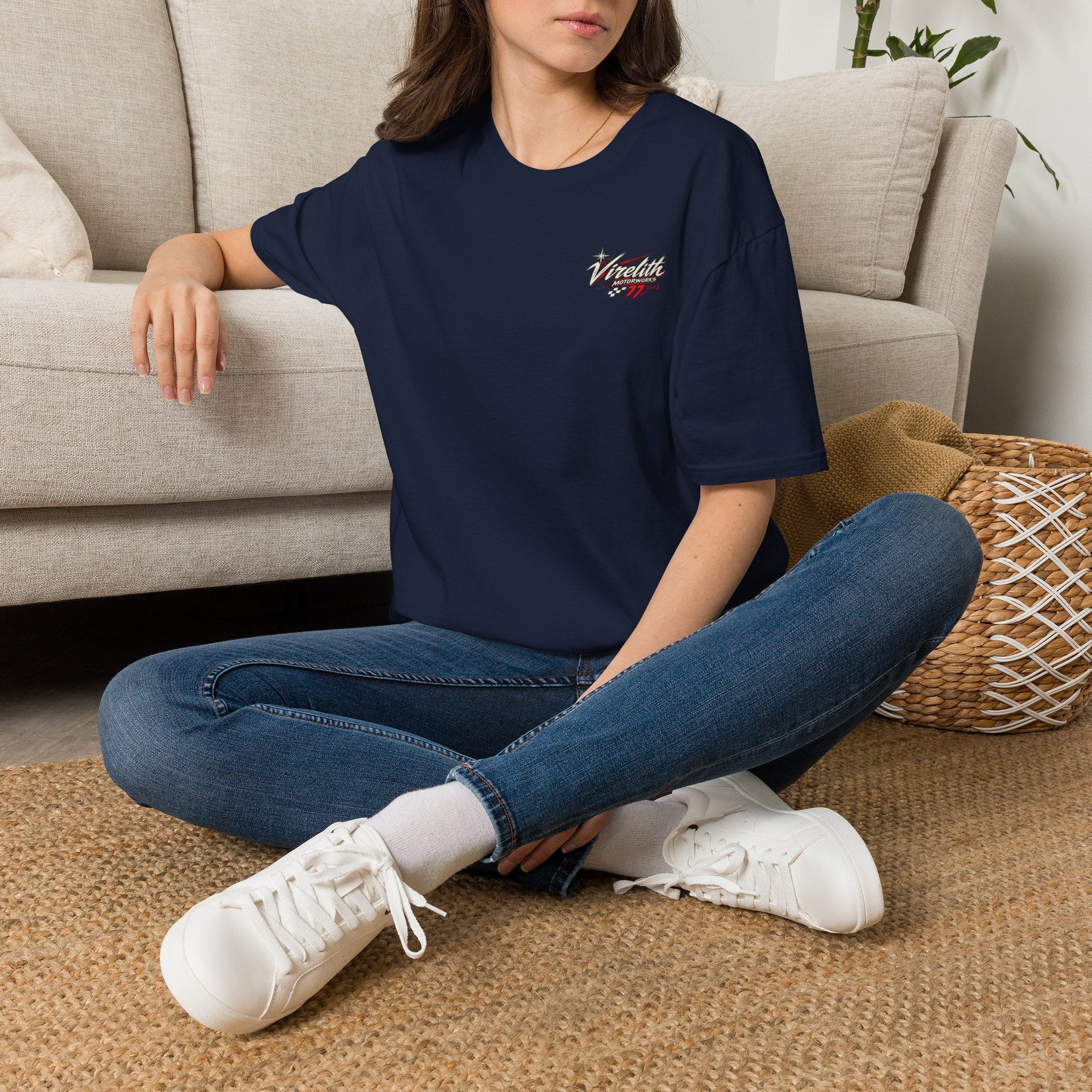 Venetta Retro Script T-Shirt | Vintage Chest Logo Graphic Tee