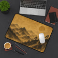 Japanese Torii Mountain Desk Mat | Vintage Sepia Gaming Mousepad
