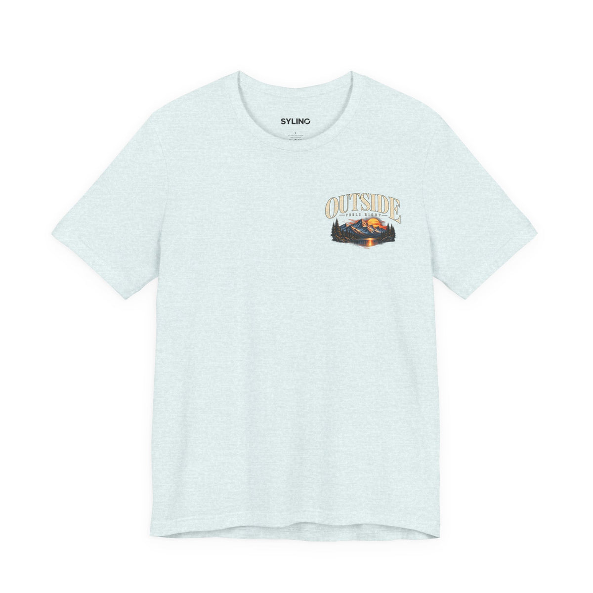 Outdoor Vibes Tee — Mountain Sunset Graphic T-Shirt