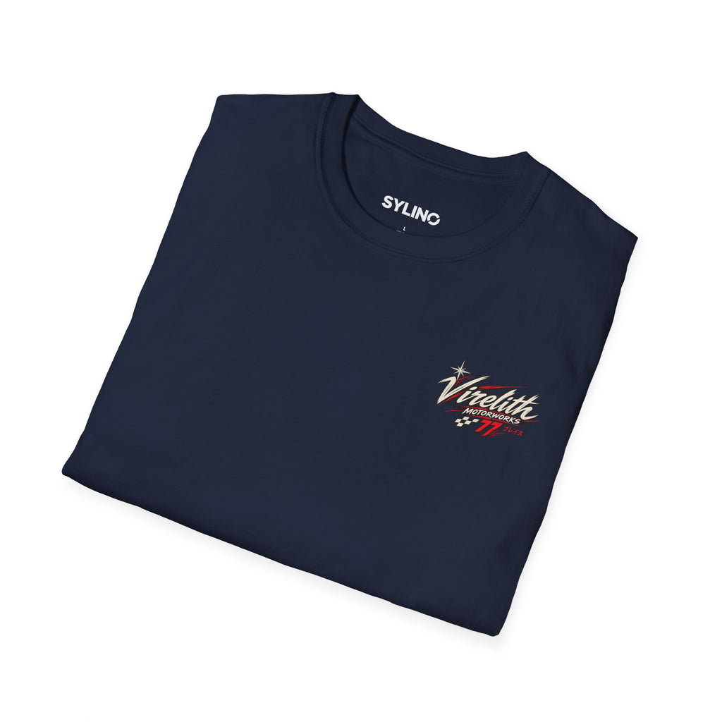 Venetta Retro Script T-Shirt | Vintage Chest Logo Graphic Tee