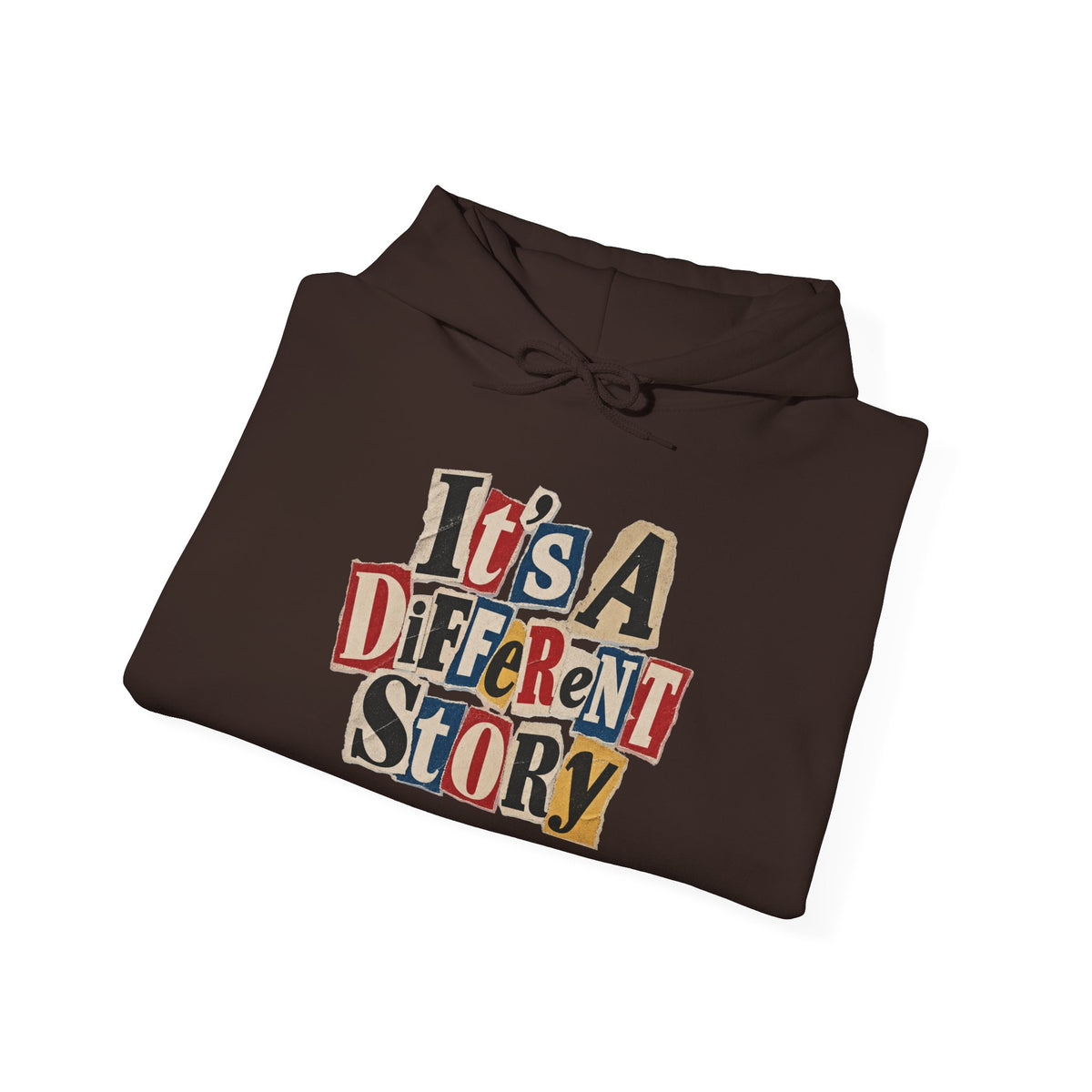 It's A Different Story Hoodie – Retro Ransom-Style Graphic Pullover