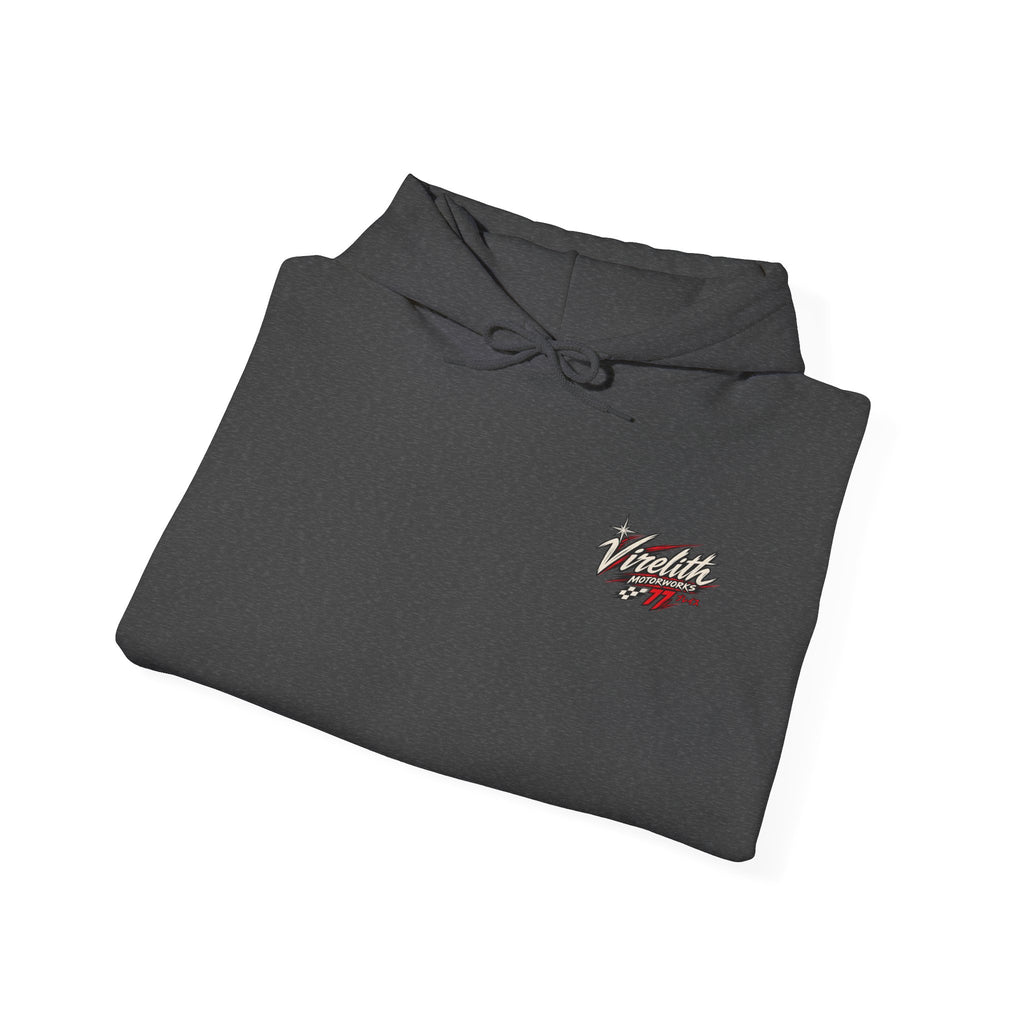 Virelith Motorsports Checkered Flag Hoodie | Racing Graphic Sweatshirt