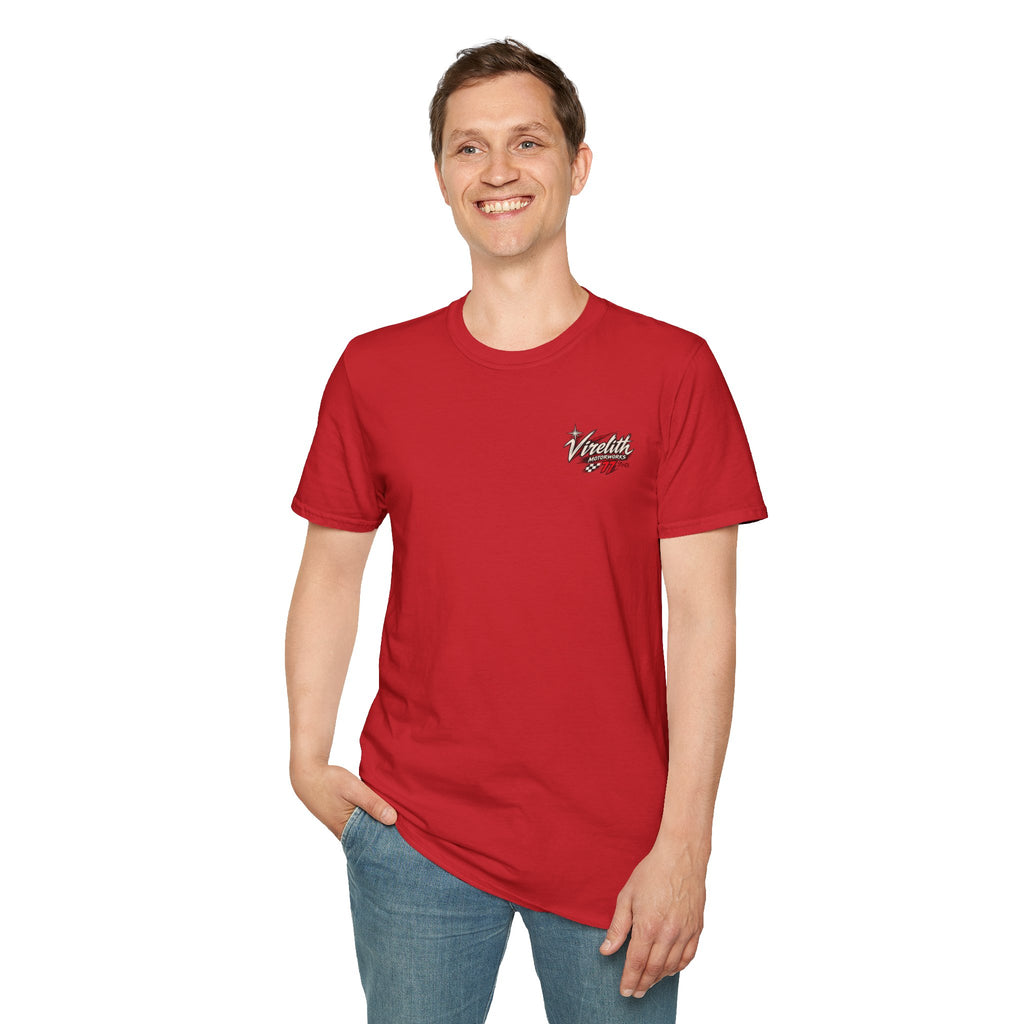 Venetta Retro Script T-Shirt | Vintage Chest Logo Graphic Tee