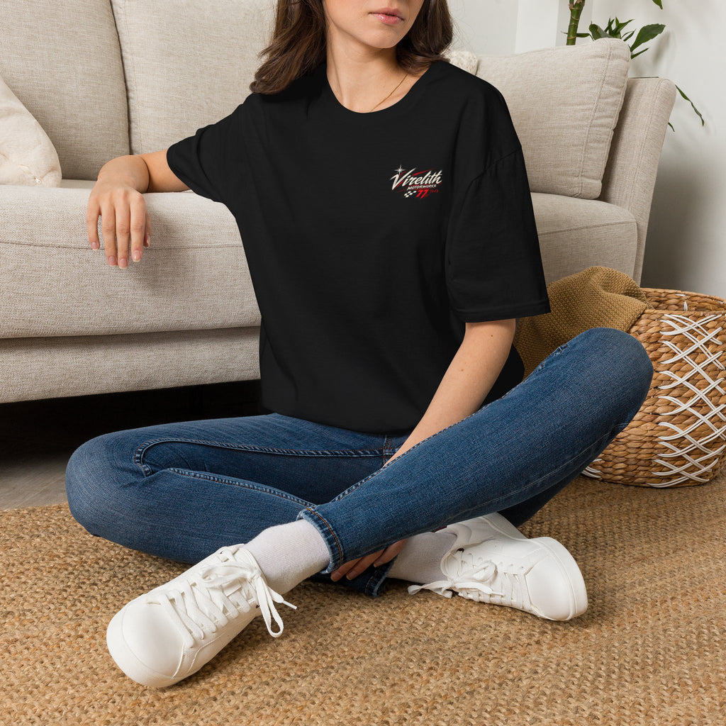 Venetta Retro Script T-Shirt | Vintage Chest Logo Graphic Tee