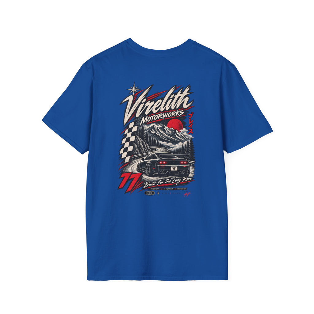Venetta Retro Script T-Shirt | Vintage Chest Logo Graphic Tee