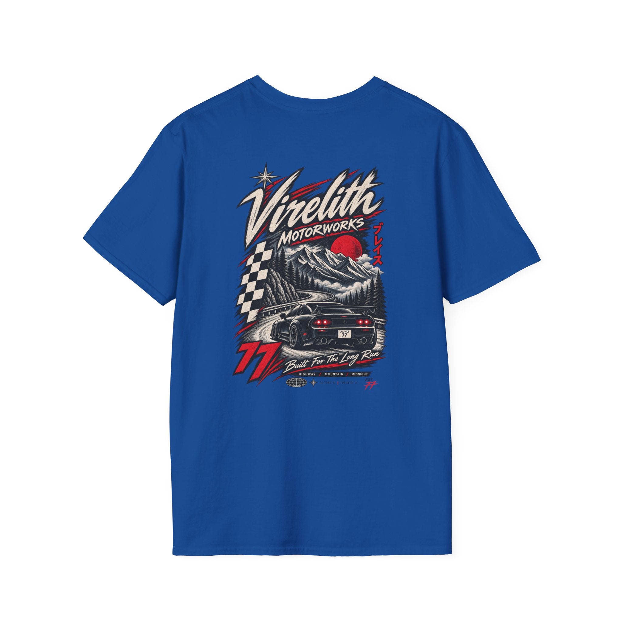 Venetta Retro Script T-Shirt | Vintage Chest Logo Graphic Tee