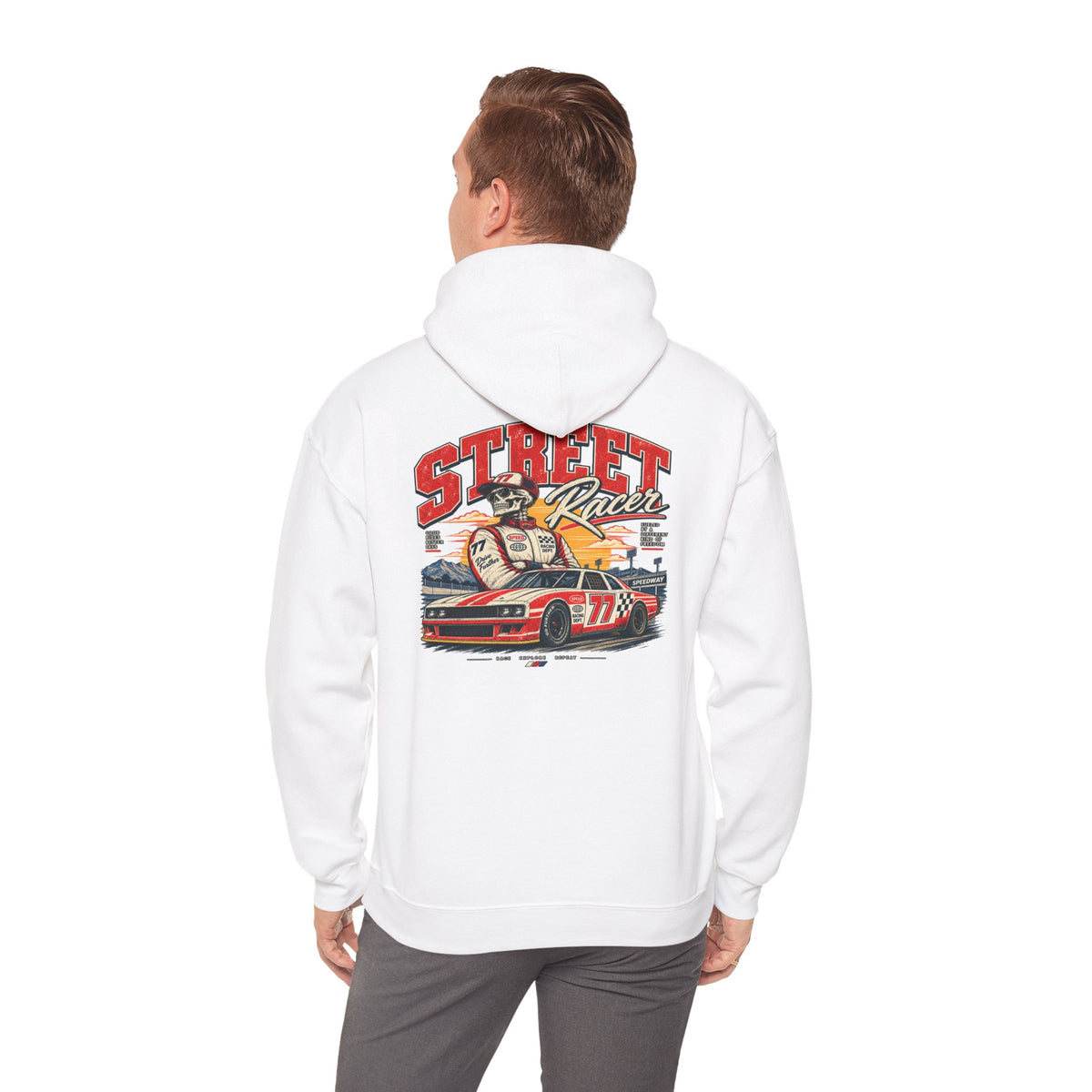 Vintage Skateboard Logo Hoodie - Retro Skate Crew Sweatshirt