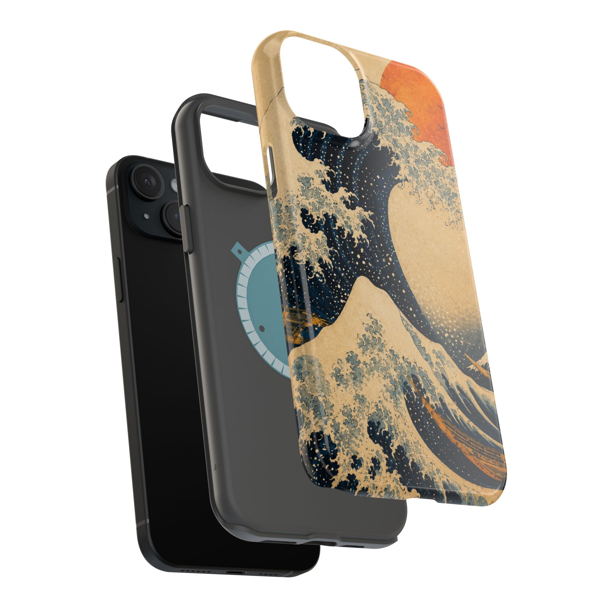 The Great Wave Phone Case — Magnetic Impact-Resistant iPhone Cover