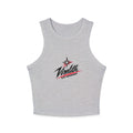 Racer Tank Top — Vintage Speed Virelith Graphic (Front Logo & Back Racing Car)