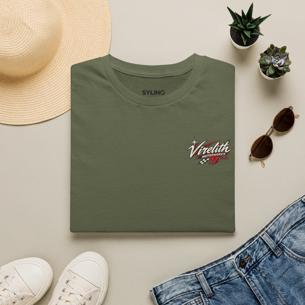 Venetta Retro Script T-Shirt | Vintage Chest Logo Graphic Tee