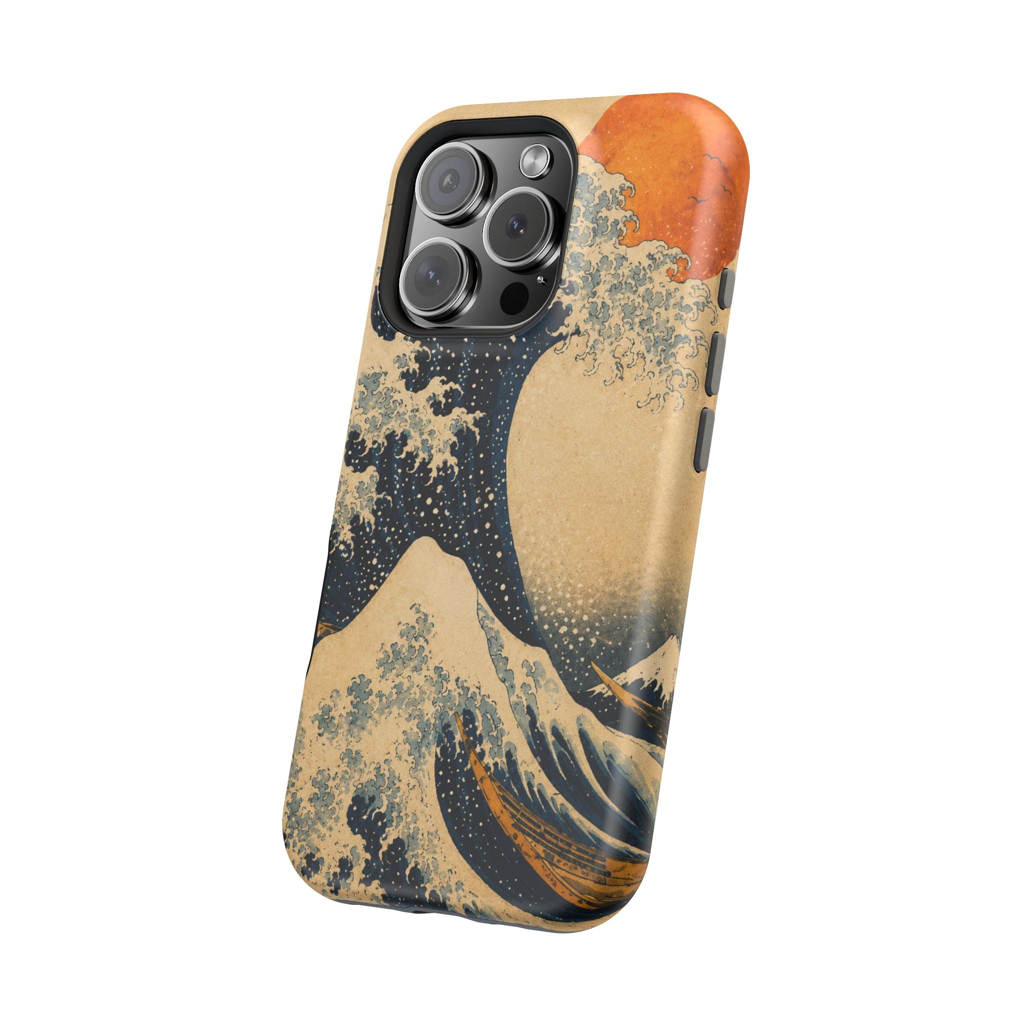 The Great Wave Phone Case — Magnetic Impact-Resistant iPhone Cover