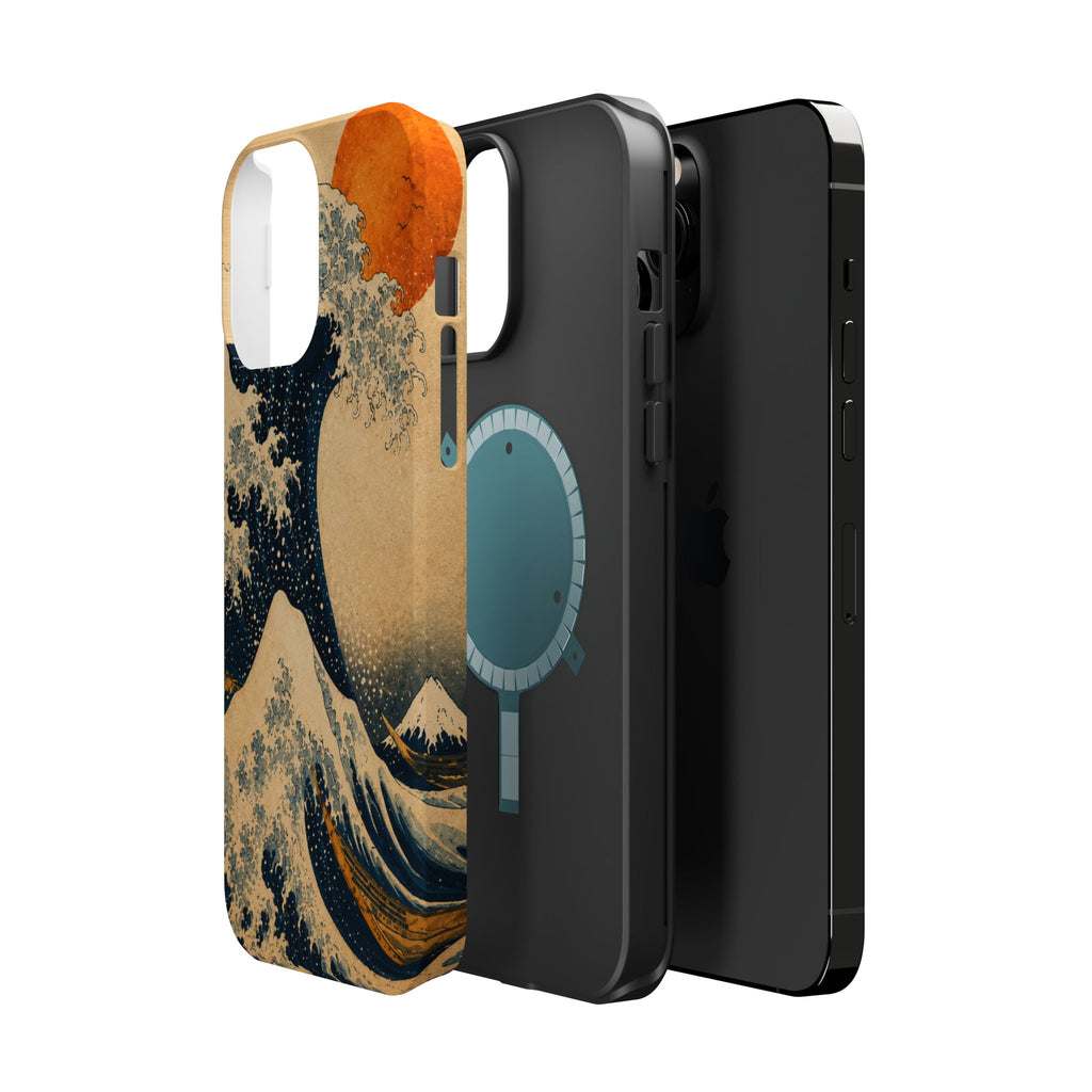 The Great Wave Phone Case — Magnetic Impact-Resistant iPhone Cover