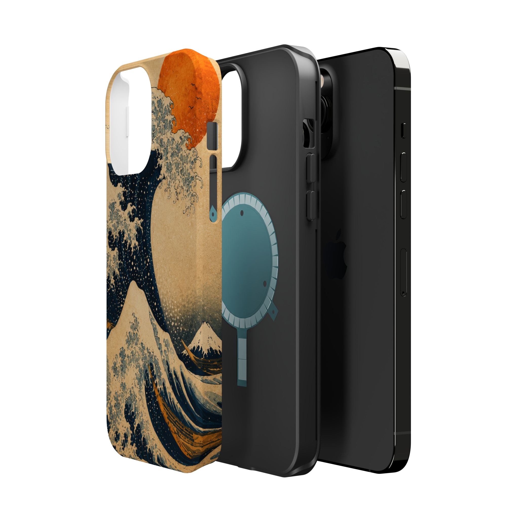 The Great Wave Phone Case — Magnetic Impact-Resistant iPhone Cover