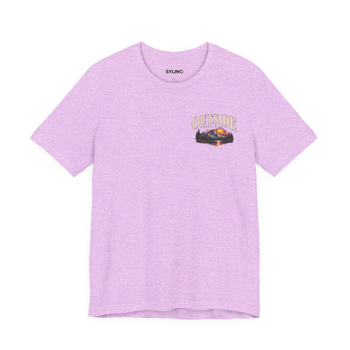 Outdoor Vibes Tee — Mountain Sunset Graphic T-Shirt