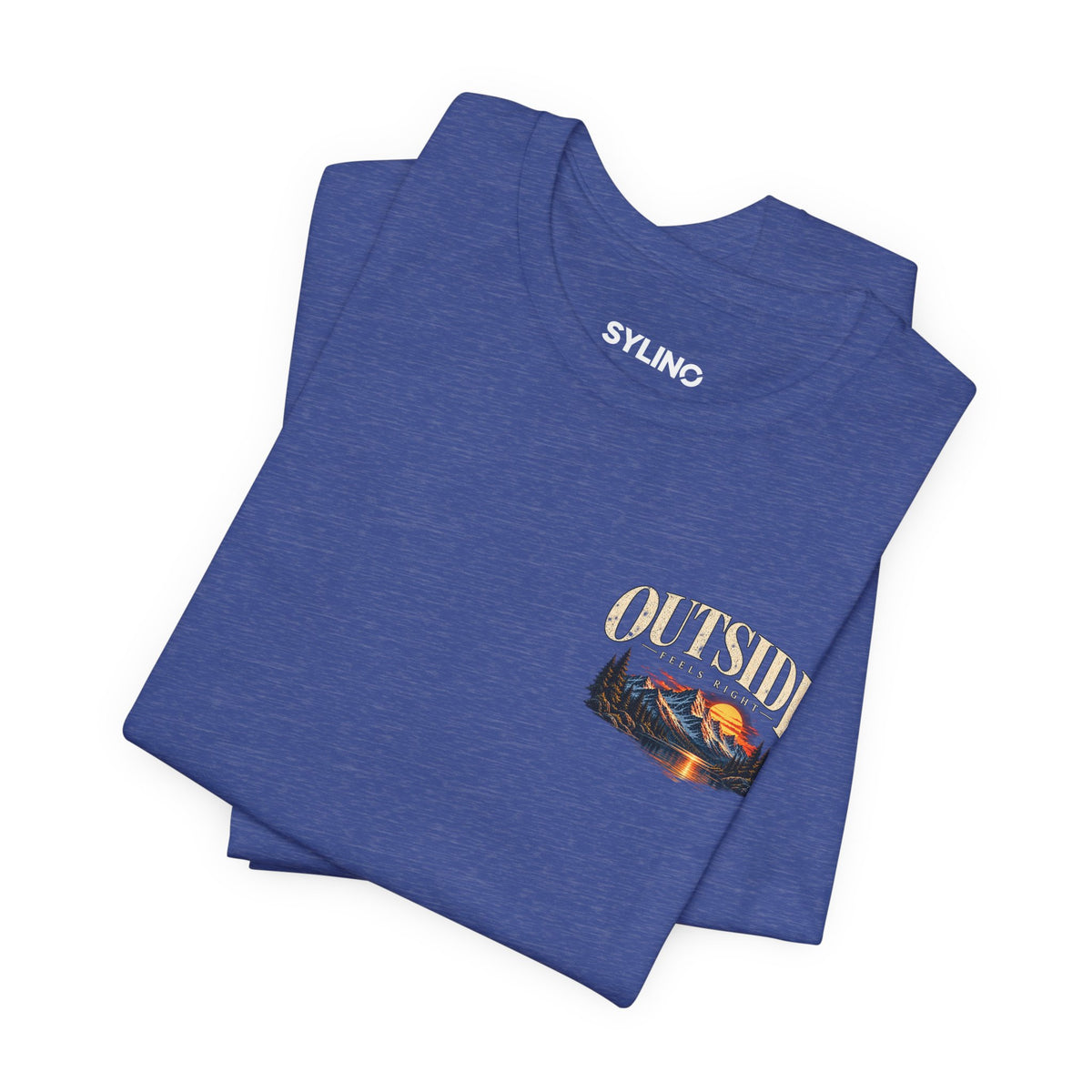 Outdoor Vibes Tee — Mountain Sunset Graphic T-Shirt