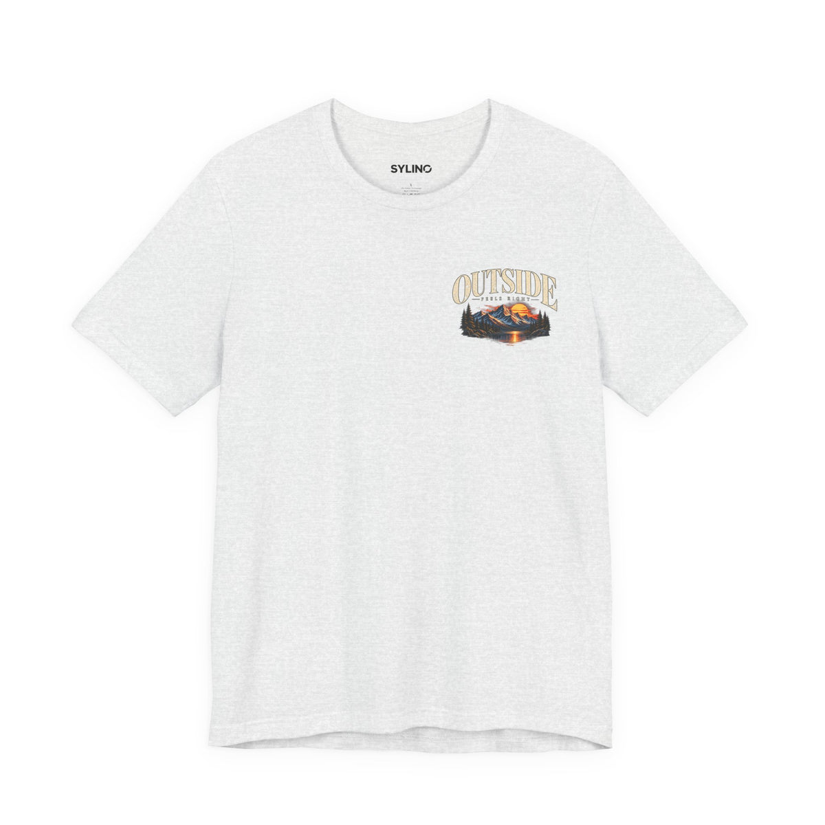 Outdoor Vibes Tee — Mountain Sunset Graphic T-Shirt