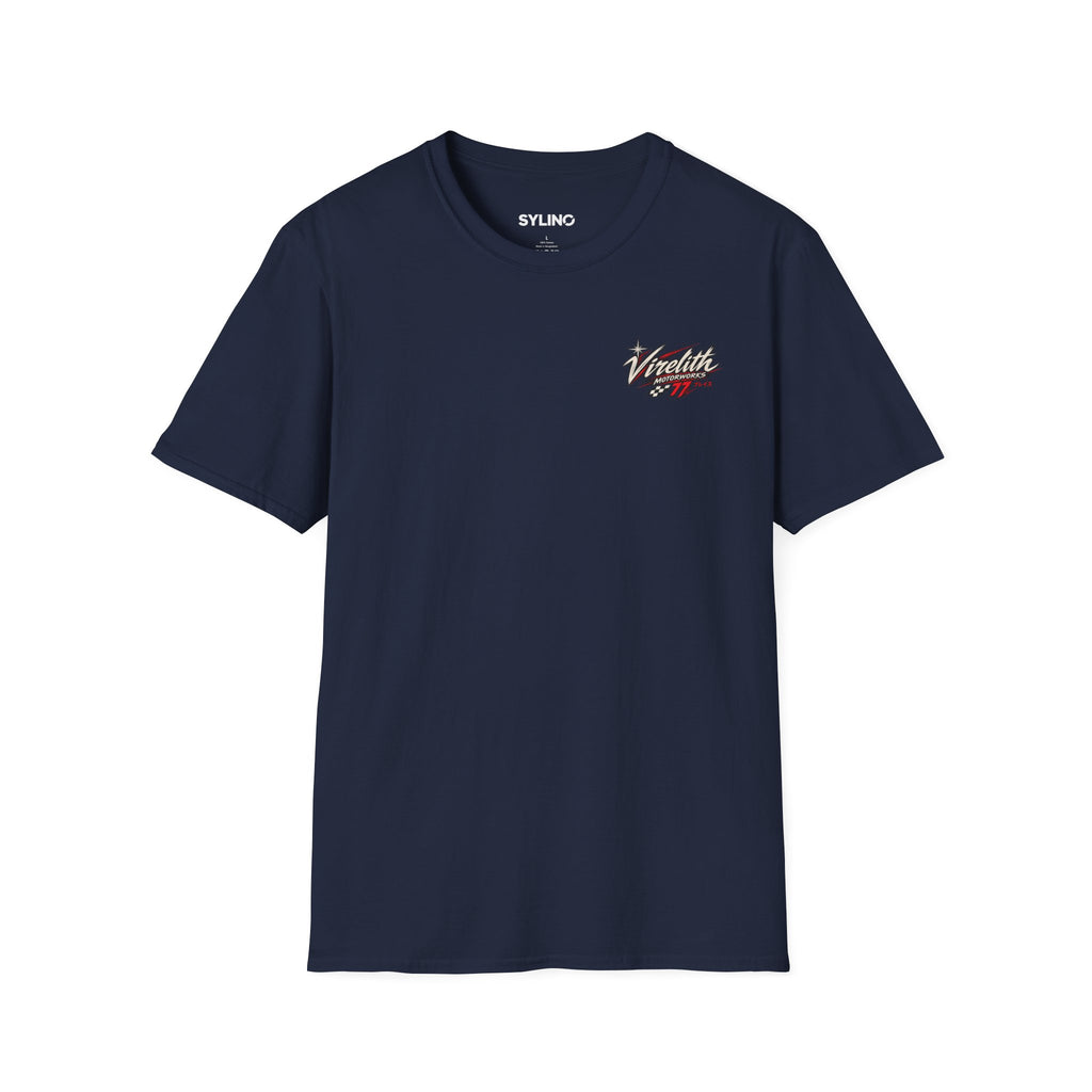 Venetta Retro Script T-Shirt | Vintage Chest Logo Graphic Tee