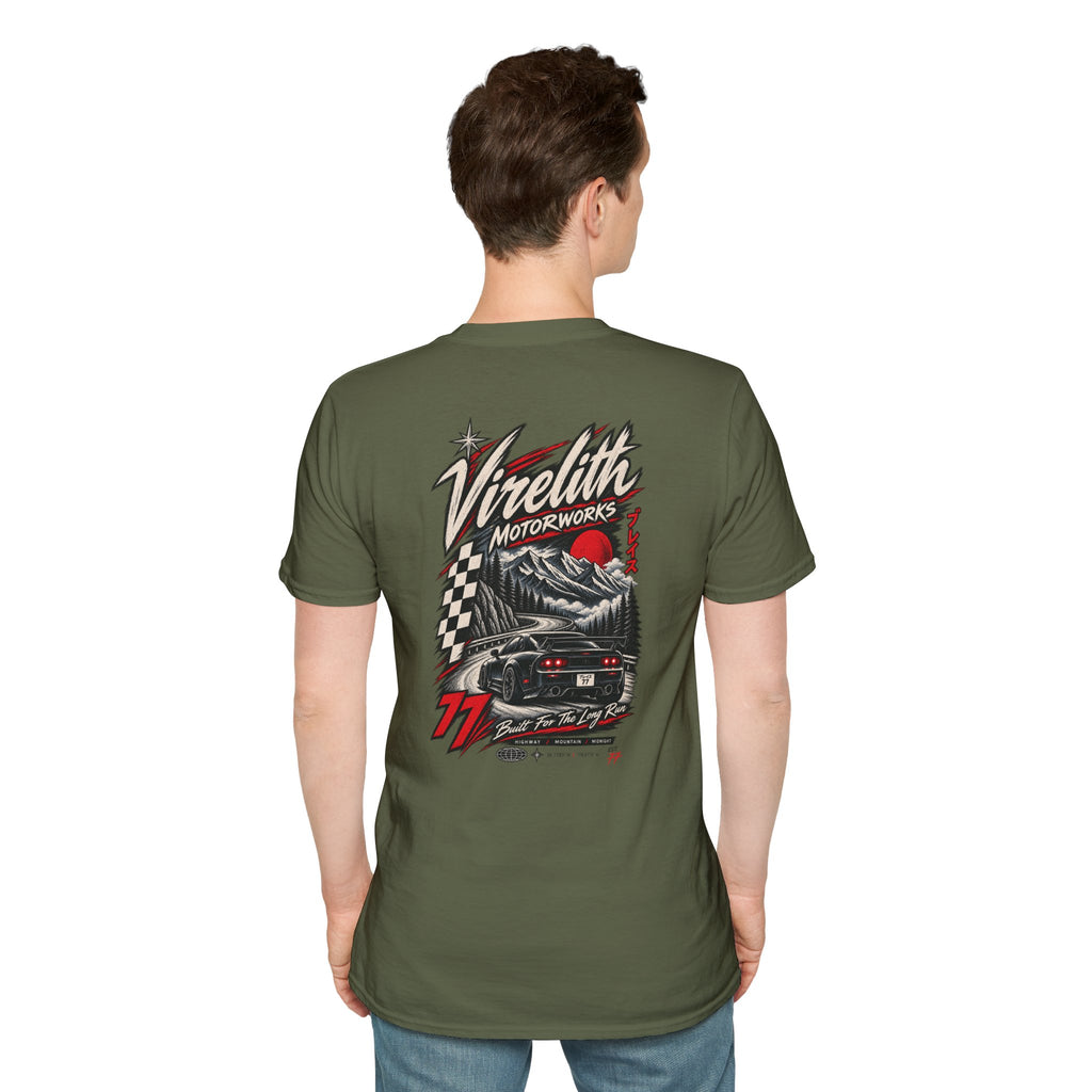 Venetta Retro Script T-Shirt | Vintage Chest Logo Graphic Tee