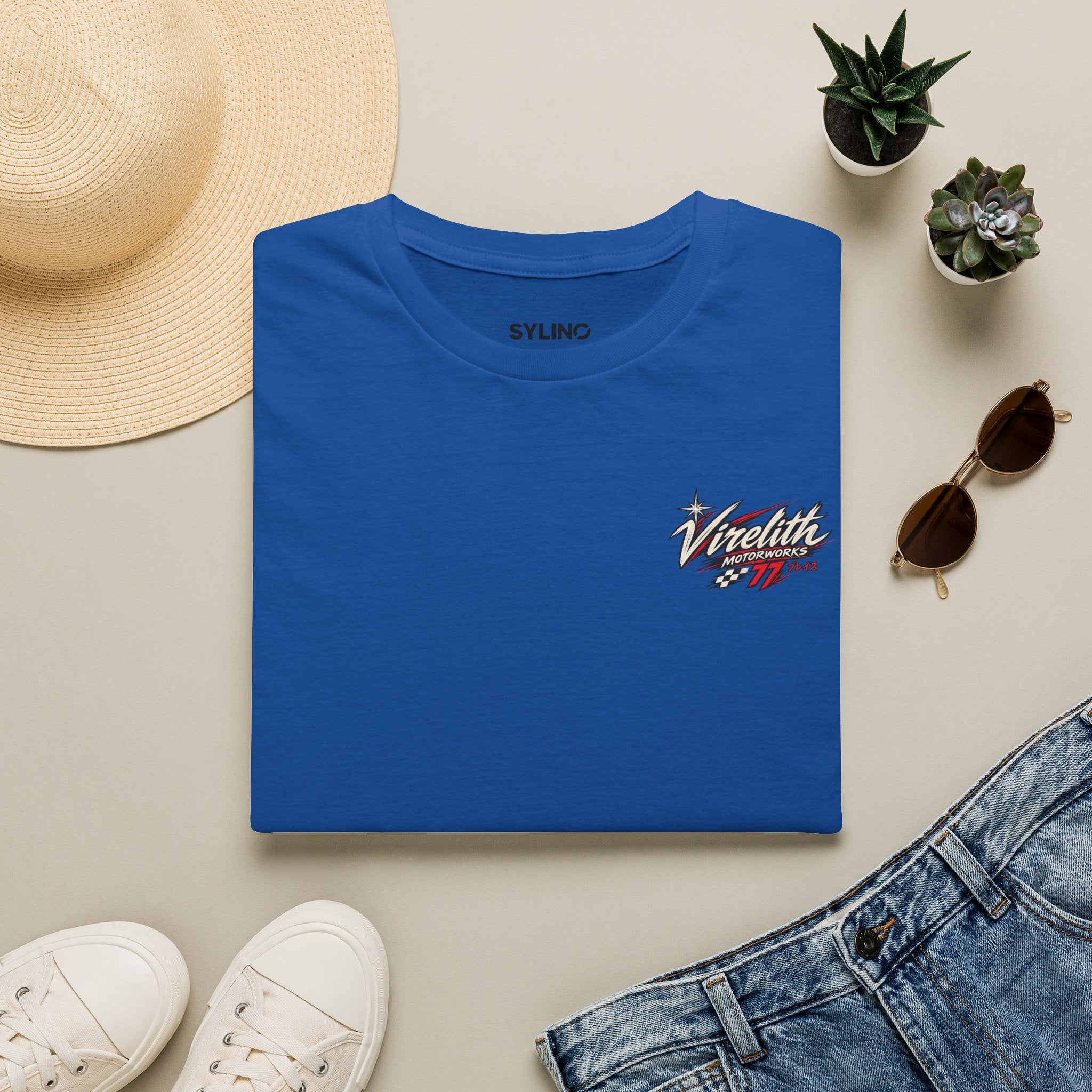 Venetta Retro Script T-Shirt | Vintage Chest Logo Graphic Tee